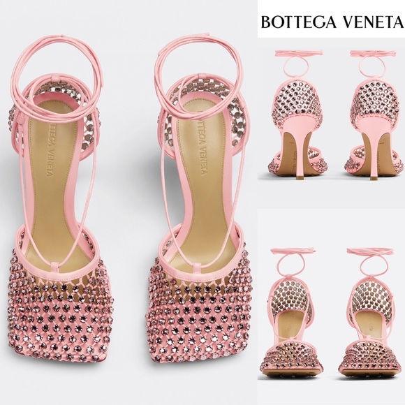 Bottega Veneta Shoes - BOTTEGA VENETA Stretch Sandal Camellia Pink sz 38 1950$